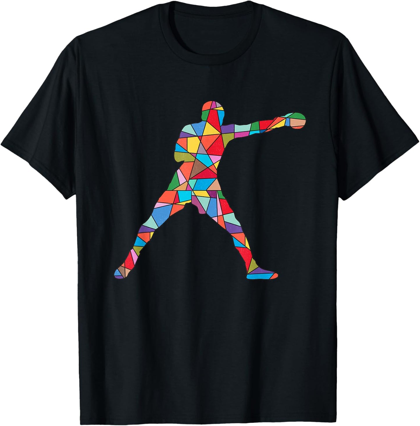 Boxing Sports Athletes Boys Men Kids Boxer T-Shirt - T-Shirt | Black