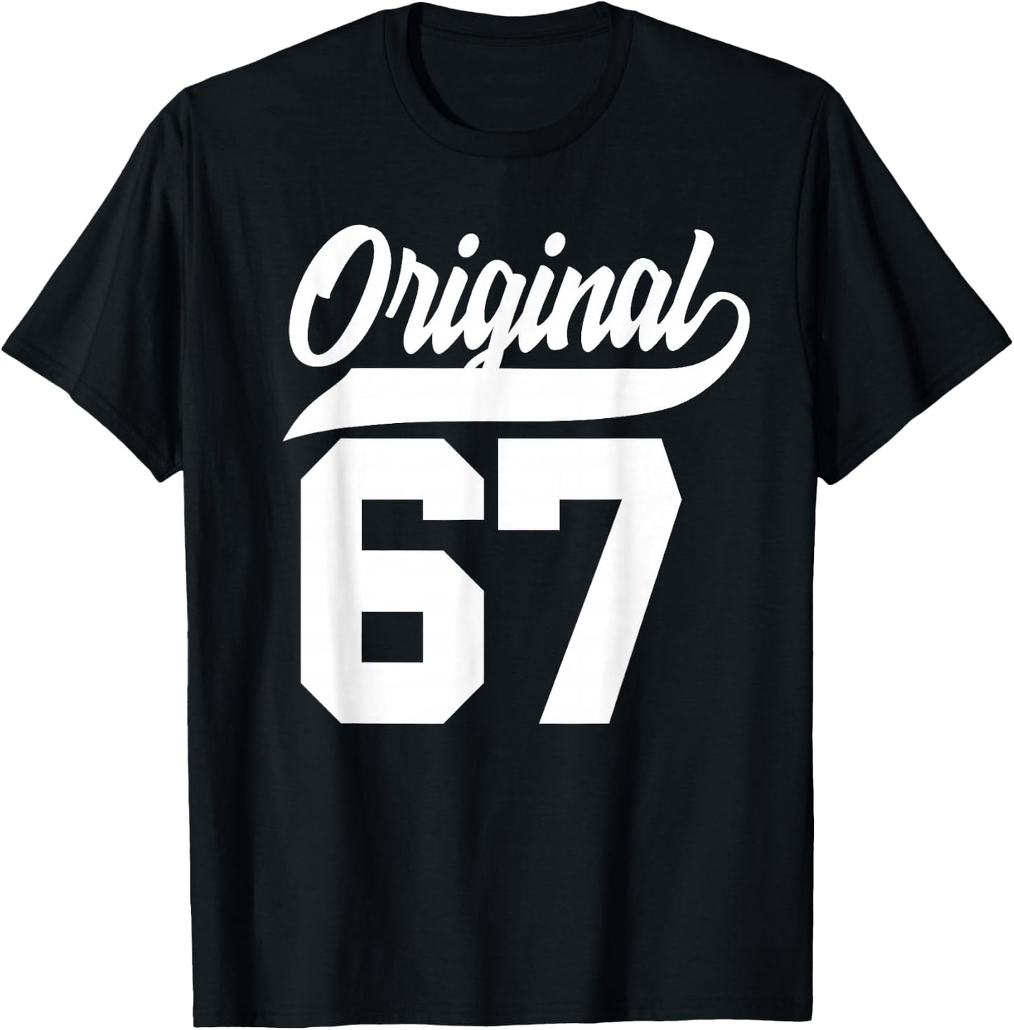 58th Birthday Gift Man Woman Original Vintage 1967 T-Shirt - T-Shirt | Black