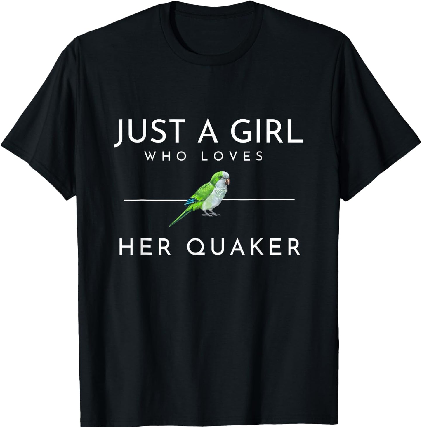 Blue Quaker Parrot Mom T-Shirt - T-Shirt | Black