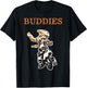 Father Son Matching Riding Buddies Dirt Bike Dad Motocross T-Shirt - T-Shirt | Black