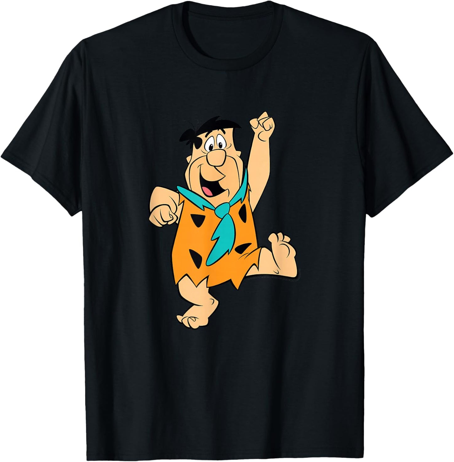 The Flintstones Big Solo Shot Fred Flintstone T-Shirt - T-Shirt | Black