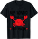 Kids My Nonno Loves Me Grandson Crab T-Shirt - T-Shirt | Black