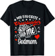 Funny My Favorite Cheerleader Calls Me Godmom Cheerleading T-Shirt - T-Shirt | Black