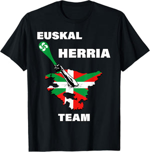 Euskal Herria Team Sport Basque Country Men's Women's T-Shirt - T-Shirt | Black