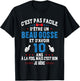 Beau Gosse Humour Original Birthday Gift Boy 10 Years , Black, S T-Shirt - T-Shirt | Black