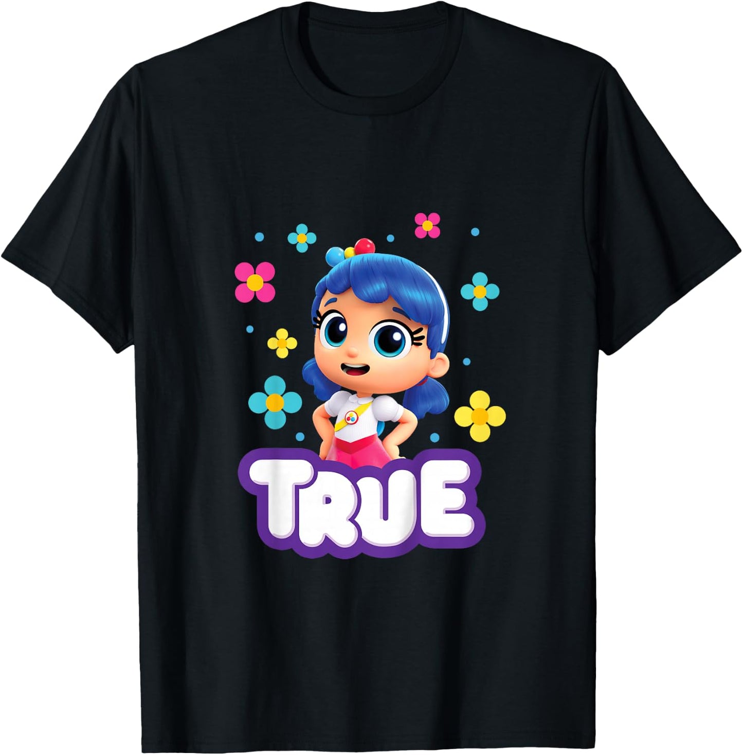 Kids True and The Rainbow Kingdom T-Shirt - T-Shirt | Black