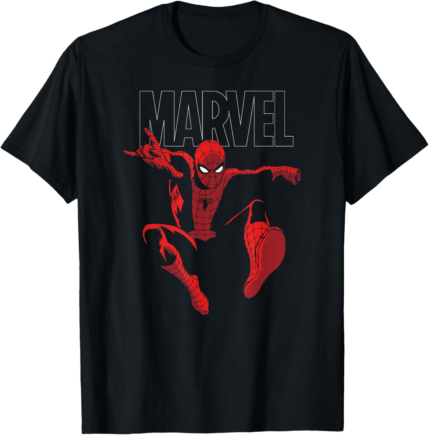 Marvel Spider-Man Strike T-Shirt - T-Shirt | Black