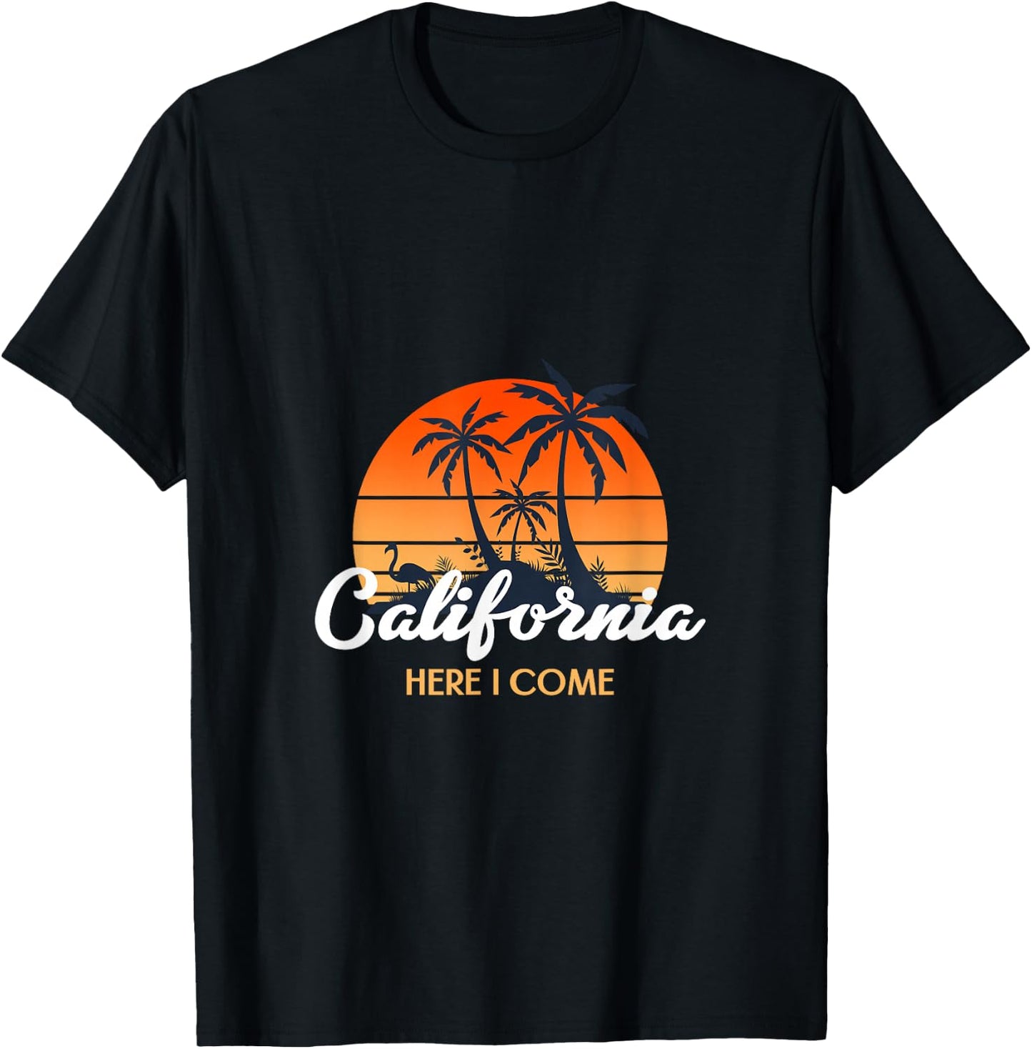 California - Here I come T-Shirt - T-Shirt | Black