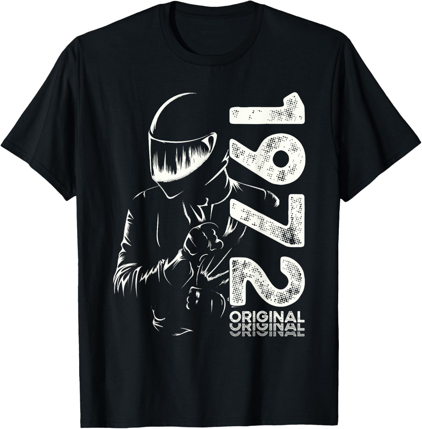 53rd Birthday Man Motorcycle Biker Biker 1972 , Black, S T-Shirt - T-Shirt | Black