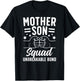 Mother Son Squad Unbreakable Bond Mom Son Squad T-Shirt - T-Shirt | Black