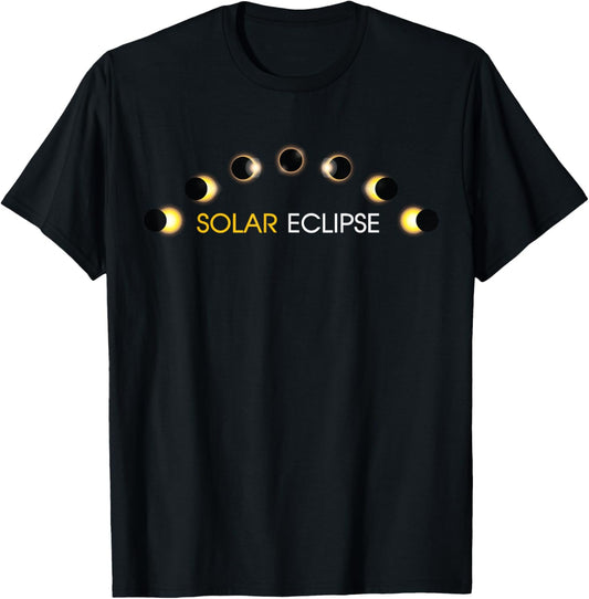 America Totality USA Total Solar Eclipse T-Shirt - T-Shirt | Black