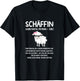 Sheep Genie, Heroine, Goddess Boss, Sheep , black T-Shirt - T-Shirt | Black