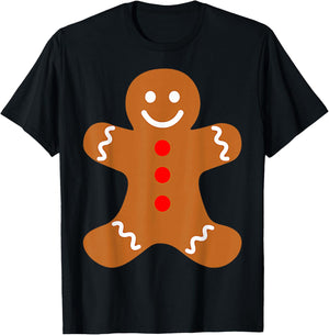 Gingerbread Man T-Shirt - T-Shirt | Black