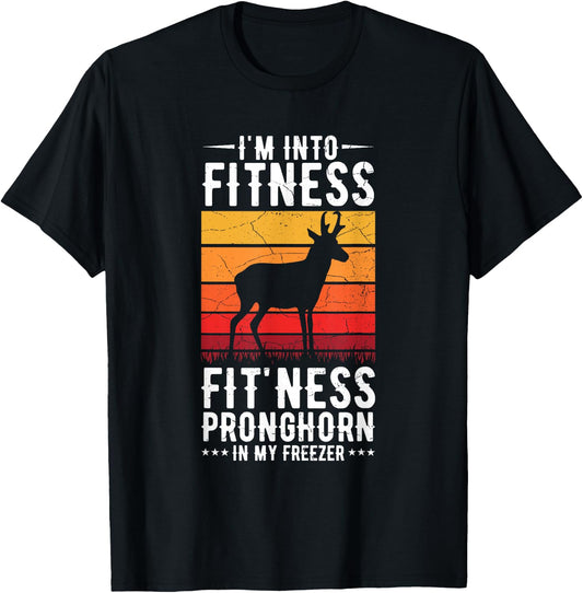Hunting Pronghorn Antelope Design for a Pronghorn hunter T-Shirt - T-Shirt | Black