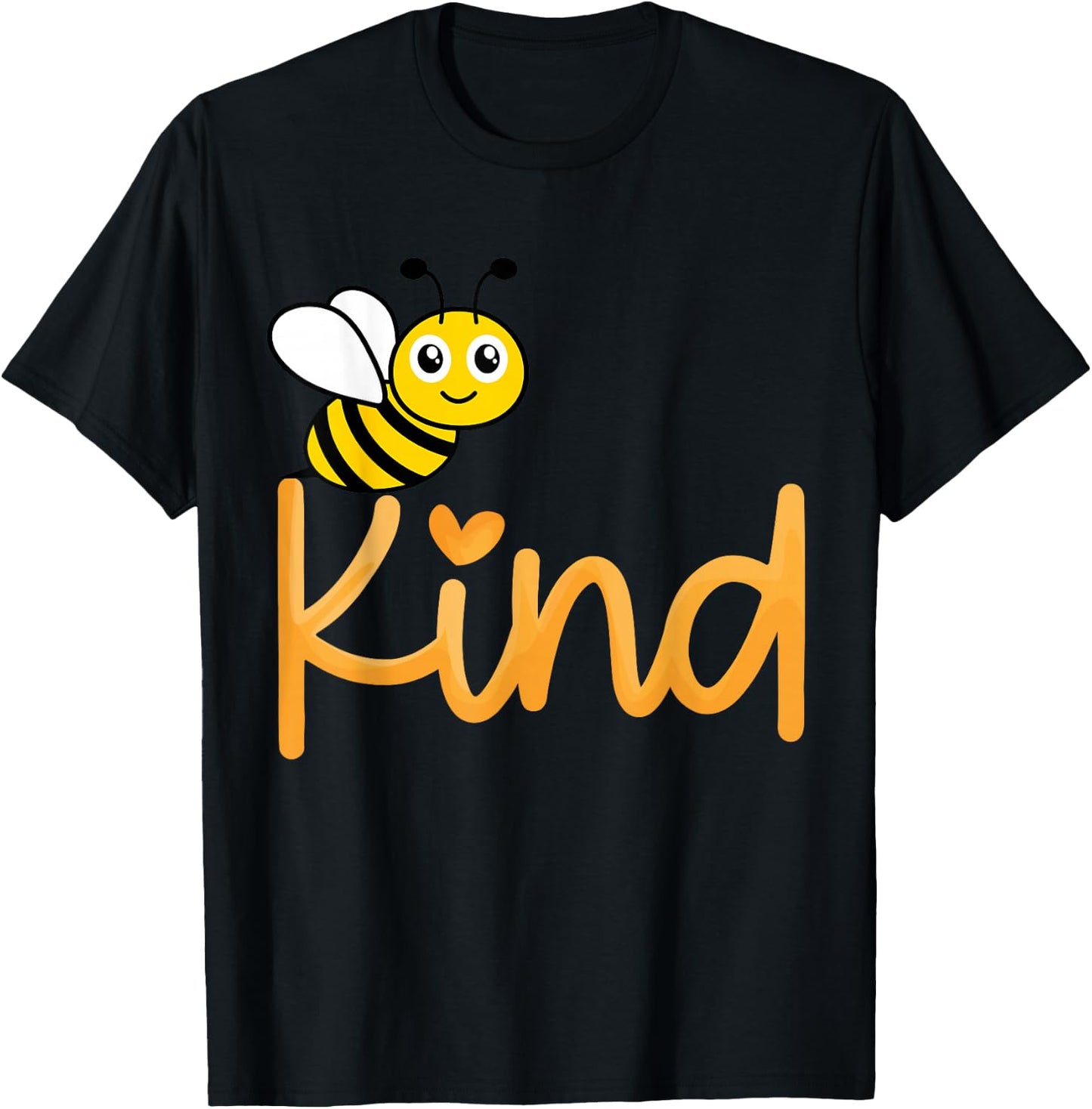 Be Kind Bee Kind Unity Day Orange Teacher Anti Bullying T-Shirt - T-Shirt | Black