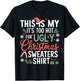 This Is My It's Too Hot For Ugly Christmas Sweaters Xmas T-Shirt - T-Shirt | Black