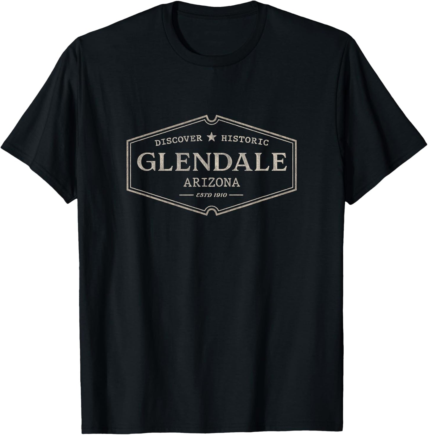 Glendale Arizona | Historic Glendale AZ T-Shirt - T-Shirt | Black