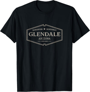 Glendale Arizona | Historic Glendale AZ T-Shirt - T-Shirt | Black