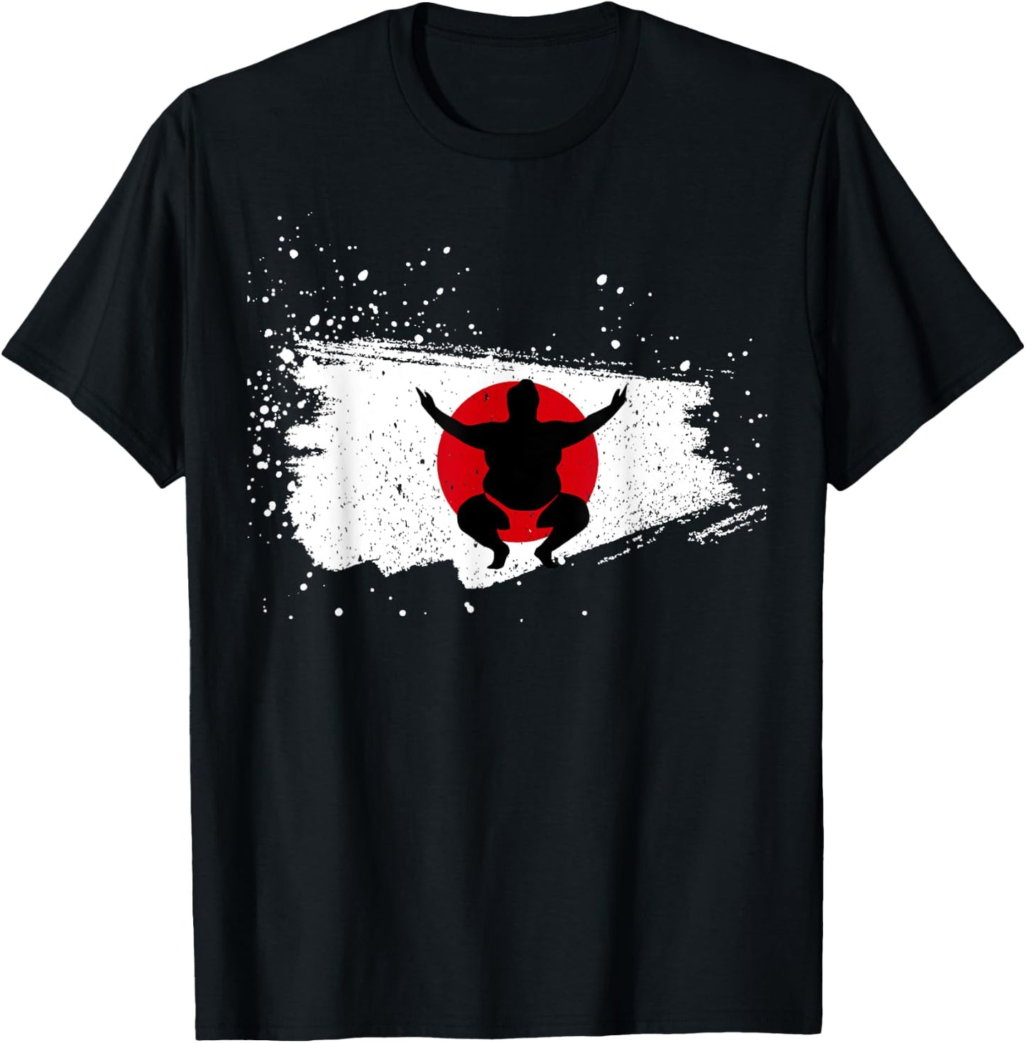 Sumo Sporty for Japanese Sport Lovers T-Shirt - T-Shirt | Black