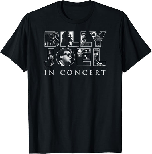 Billy Joel - in Concert T-Shirt - T-Shirt | Black