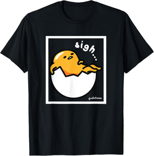 Gudetama "Sigh" Shirt T-Shirt - T-Shirt | Black