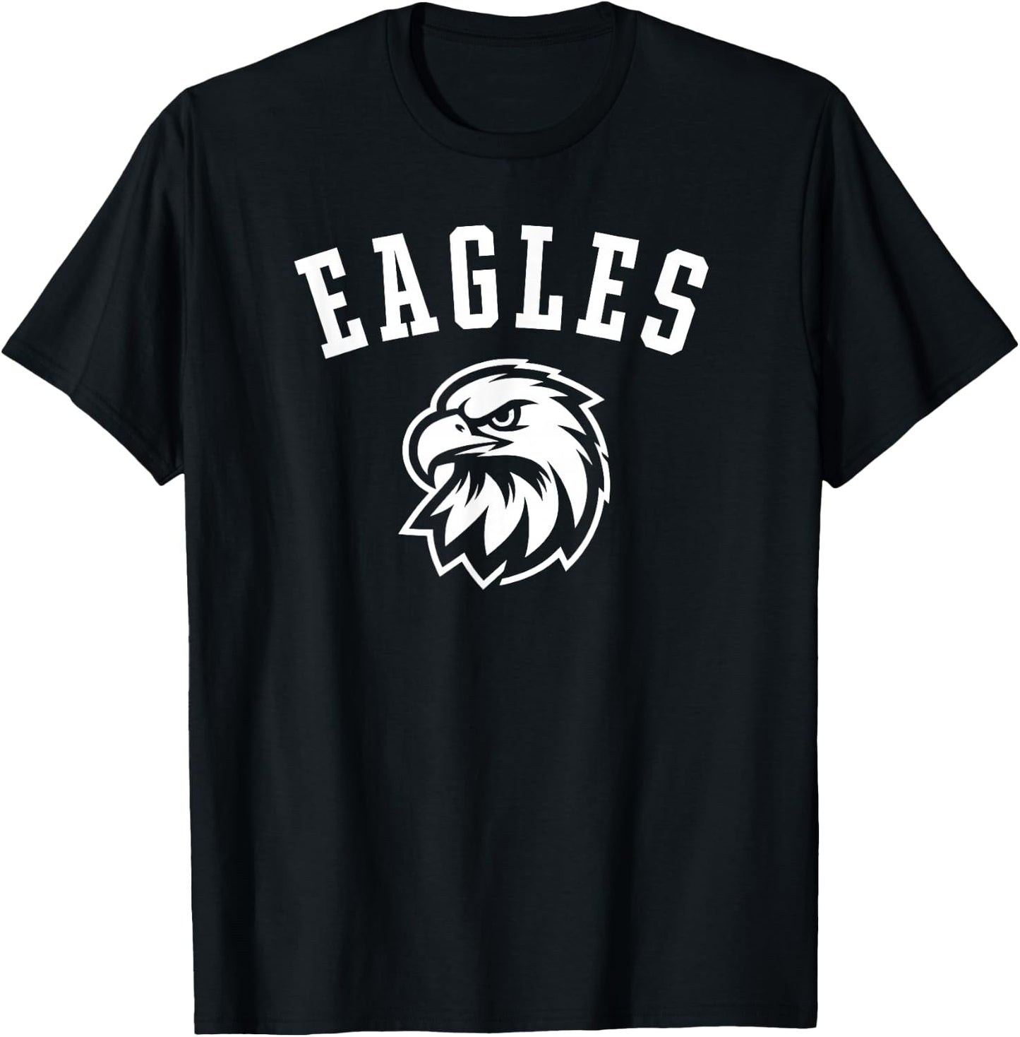Eagles Mascot for Players and Fans , black T-Shirt - T-Shirt | Black