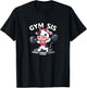 Gym Sis Cow Funny Fitness Training Cute Women T-Shirt - T-Shirt | Black