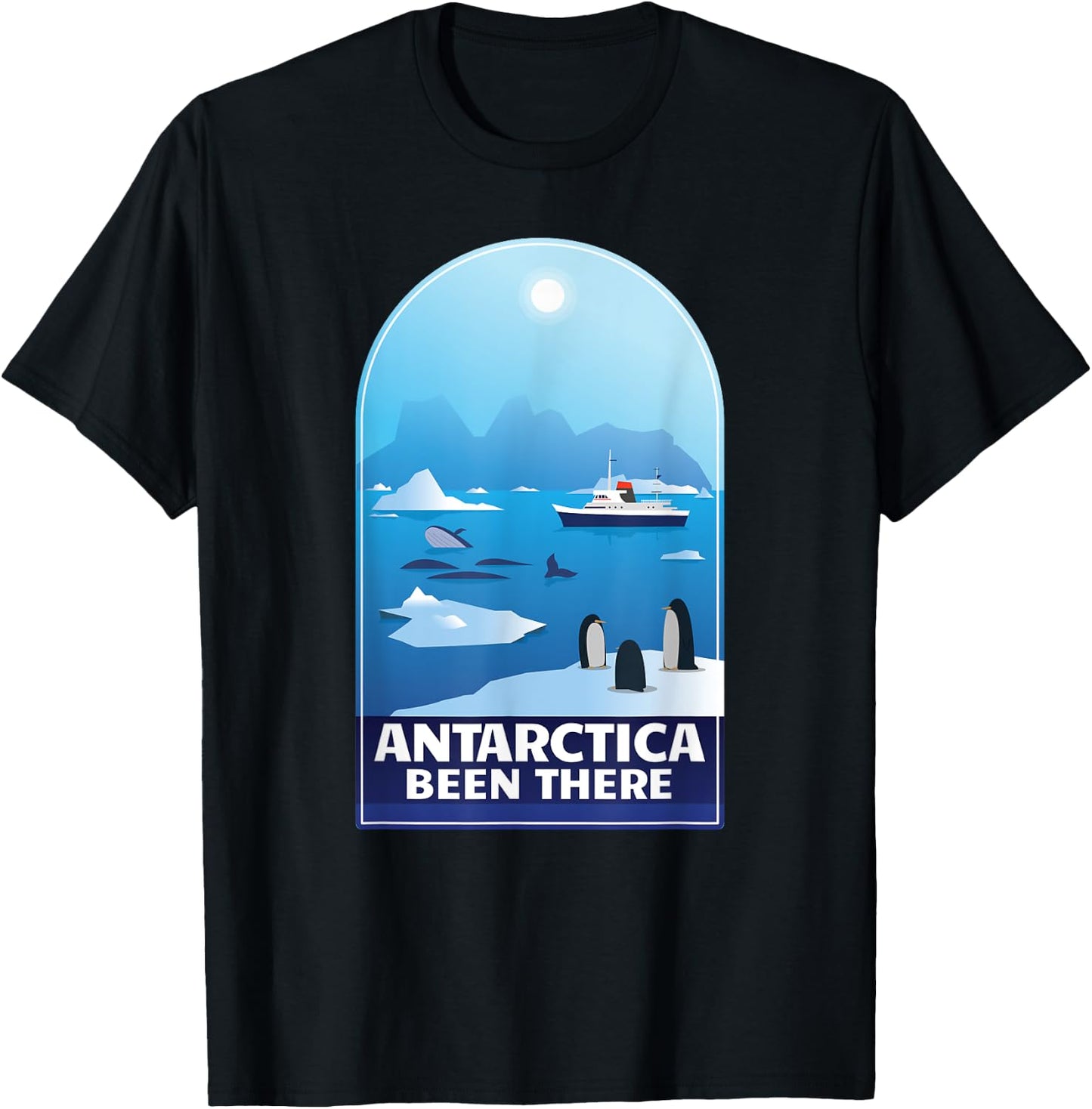 Antarctica Been There Antarctica Vacation Antarctica T-Shirt - T-Shirt | Black