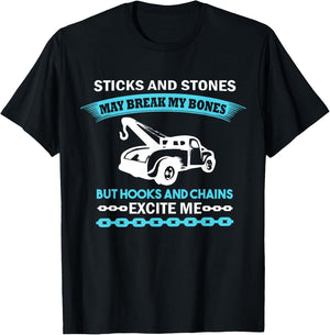 Tow Truck Driver Quote - Funny Tow Trucker T-Shirt - T-Shirt | Black