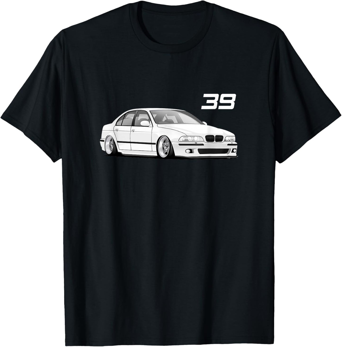 E39 5 Series - Simple Chest Design T-Shirt - T-Shirt | Black