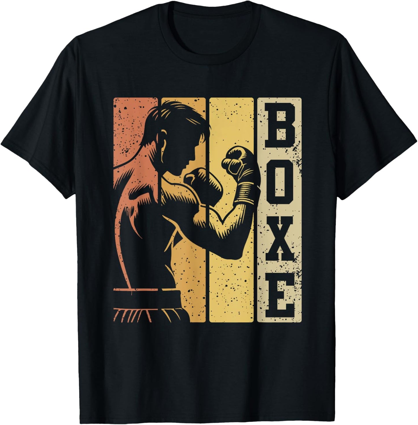 Men's Funny Boxing Funny Idea Boxing , Black, S T-Shirt - T-Shirt | Black