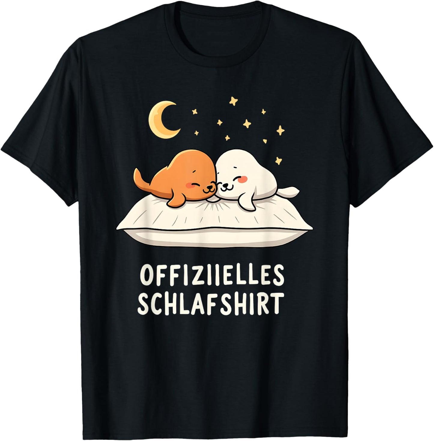 Official Sleep Shirt Seal , black T-Shirt - T-Shirt | Black