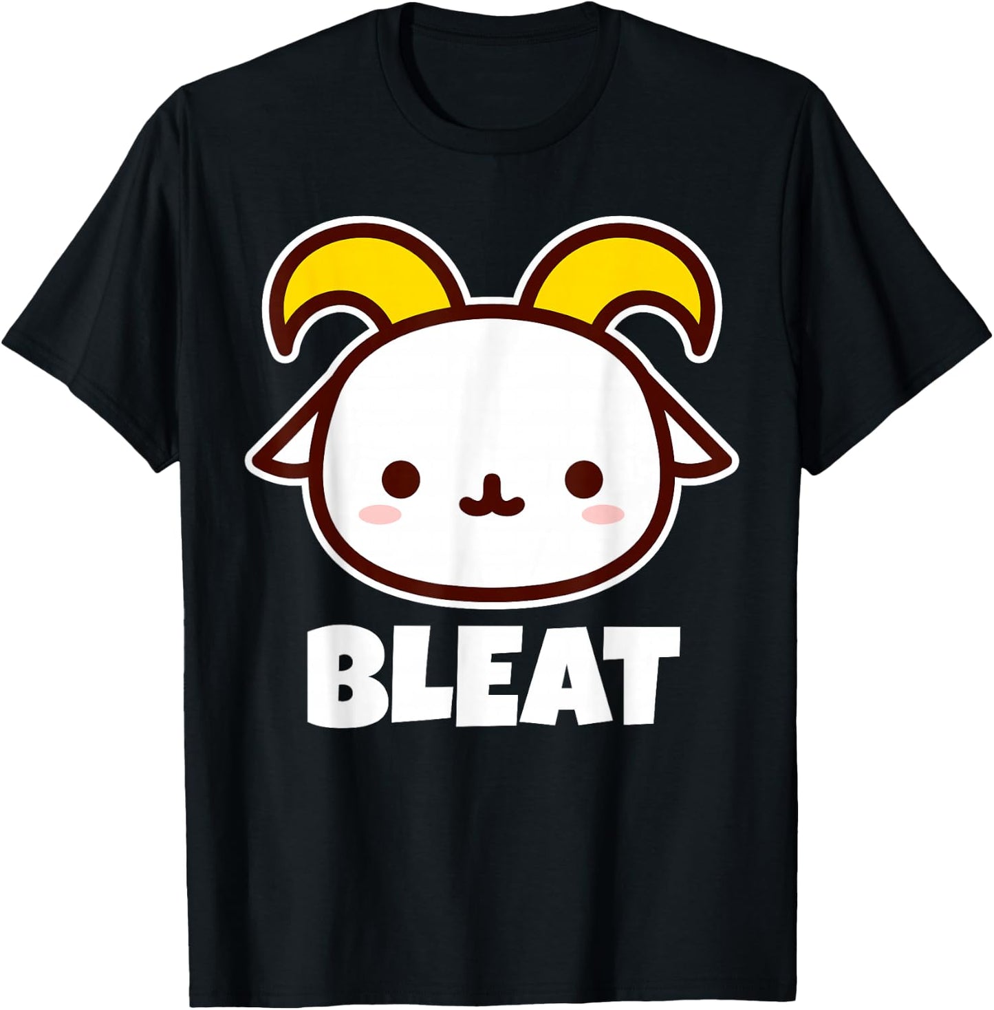 BLEAT Goats Stuff | Goat Lover Stuff | Kids Goat T-Shirt - T-Shirt | Black