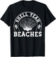 Shell Yeah Beaches - Shell Collecting Funny Seashell T-Shirt - T-Shirt | Black
