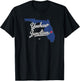 Yeehaw Junction Florida FL Map T-Shirt - T-Shirt | Black