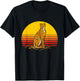 Retro Sunset Cheetah Lover Zookeeper Zoologist Zoo Animal T-Shirt - T-Shirt | Black