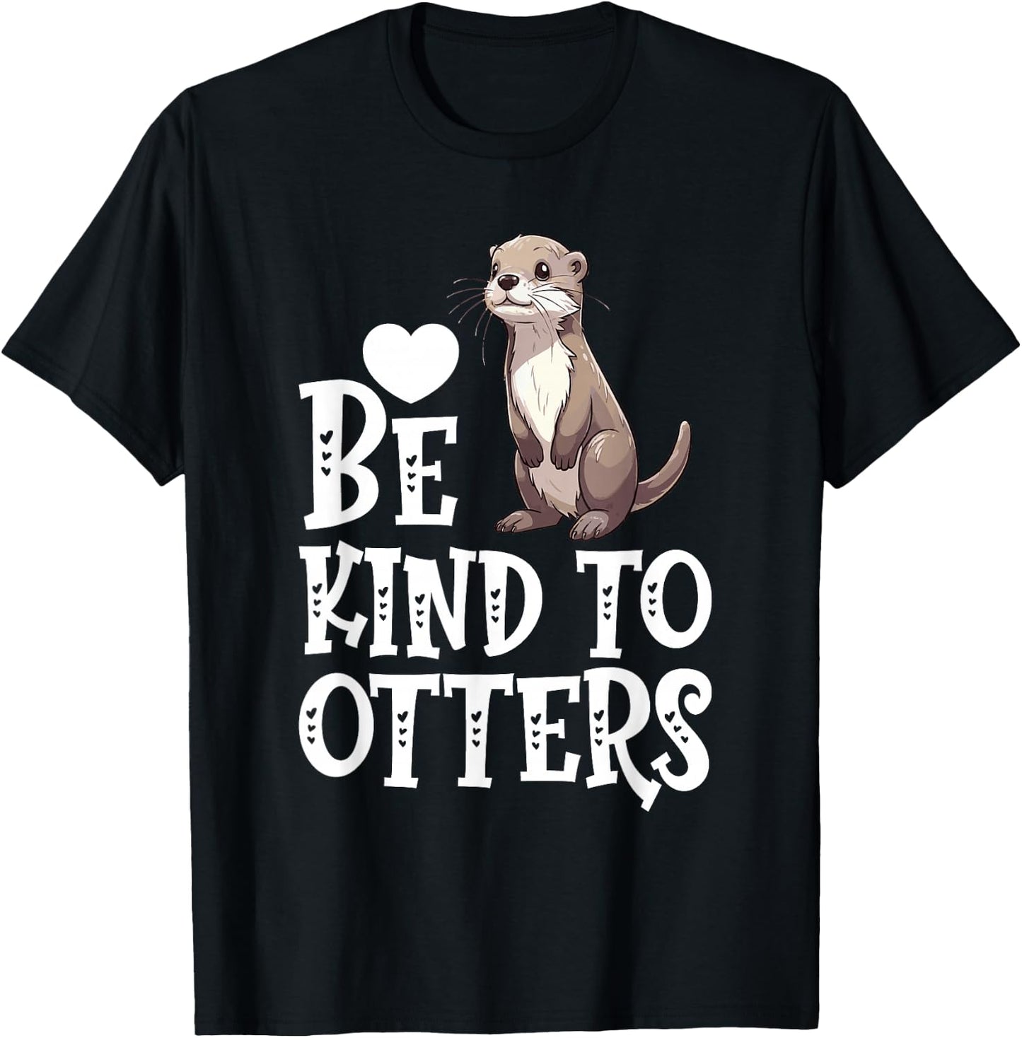Kindness Matters Anti-Bullying Unity Day Be Kind To Otters T-Shirt - T-Shirt | Black