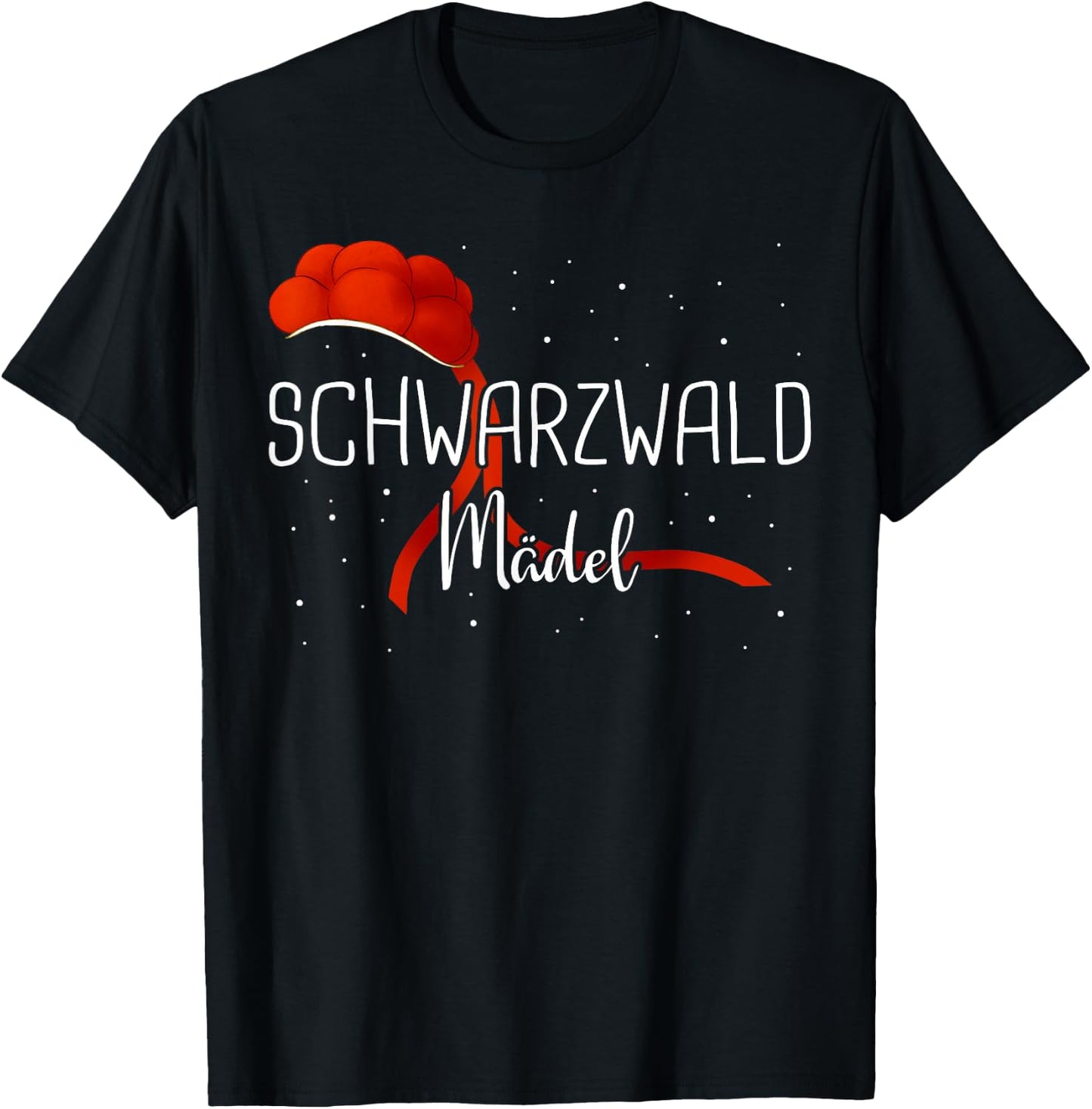 Black Forest Württemberg Bollenhut , black T-Shirt - T-Shirt | Black