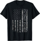 Funny Job Title Worker American Flag Stationary Engineer Women Men T-Shirt - T-Shirt | Black
