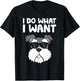Schnauzer Dog I Do What I Want Funny Schnauzer T-Shirt - T-Shirt | Black