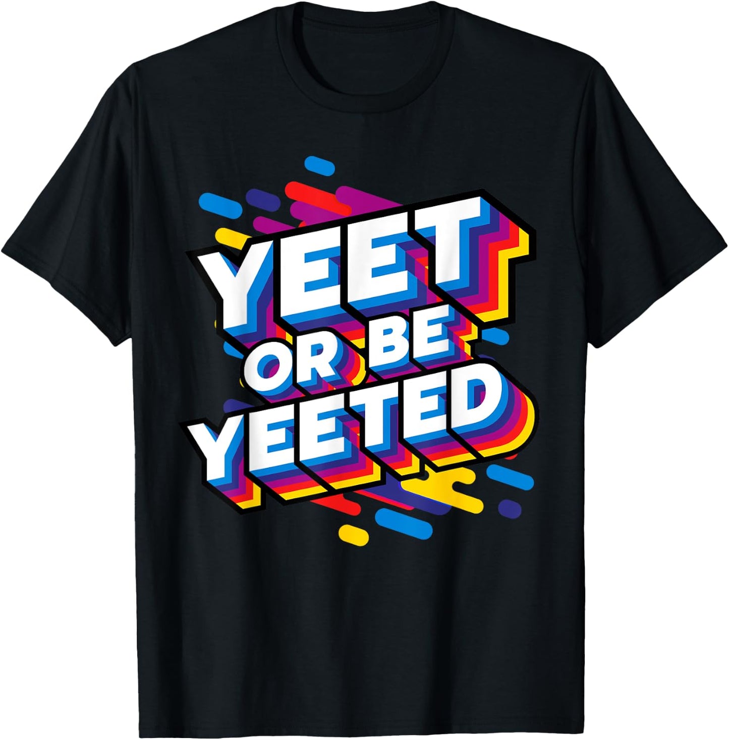 Yeet Or Be Yeeted Kid's Trendy Meme Slogan Yeeting T-Shirt - T-Shirt | Black