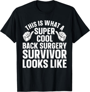 Back Surgery Recovery Design Women Post Back Surgery T-Shirt - T-Shirt | Black