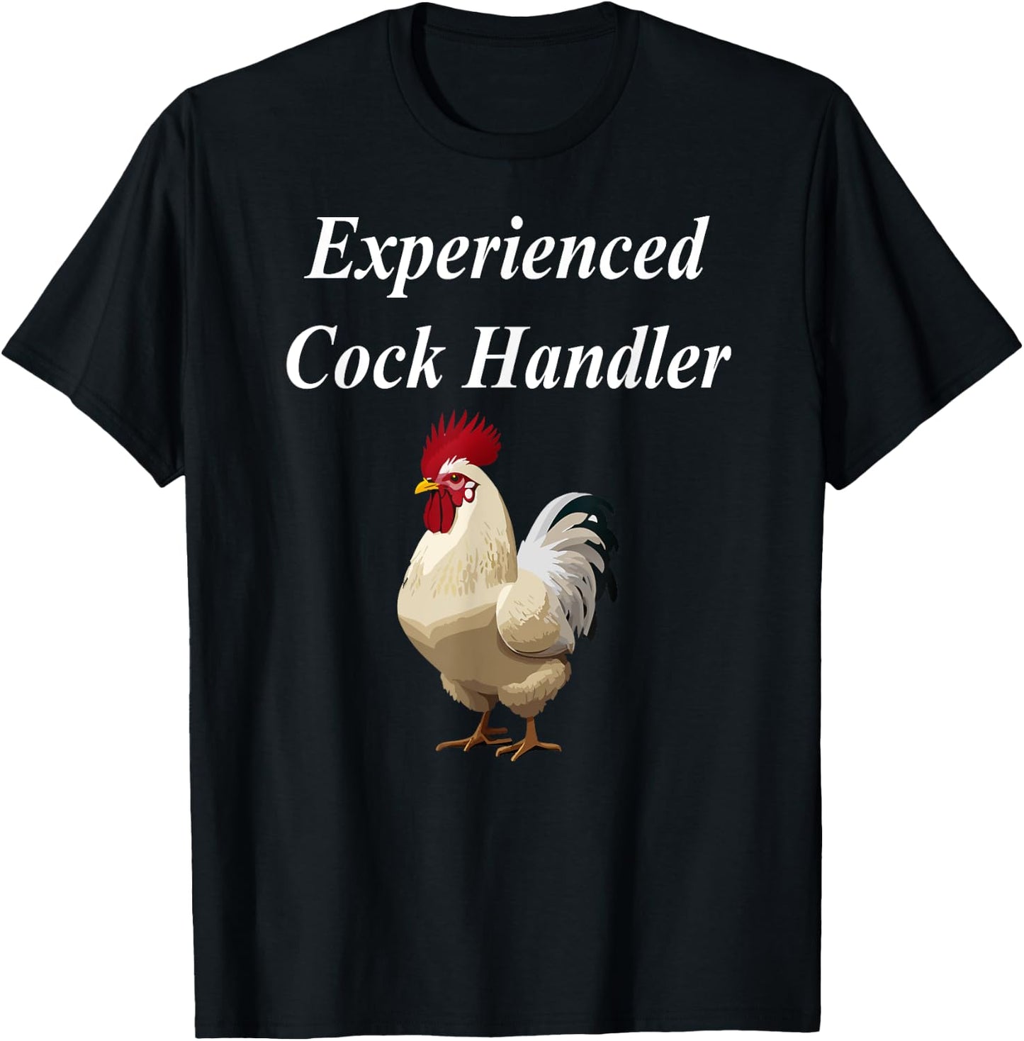 Experienced Cock Handler Raunchy Women's Funny Gift T-Shirt - T-Shirt | Black
