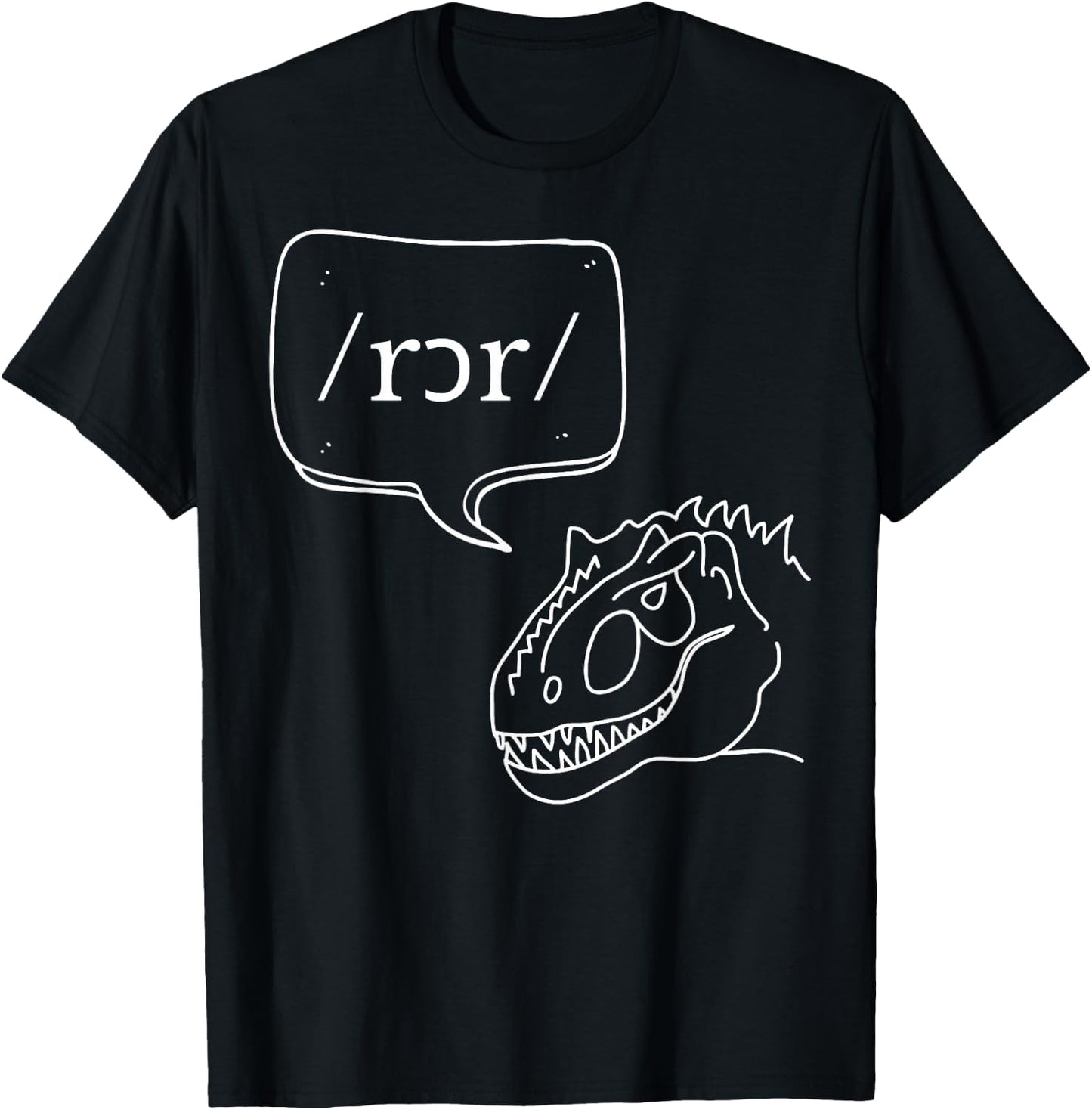 Dinosaur Phonetics SLP International Phonetic Alphabet IPA T-Shirt - T-Shirt | Black