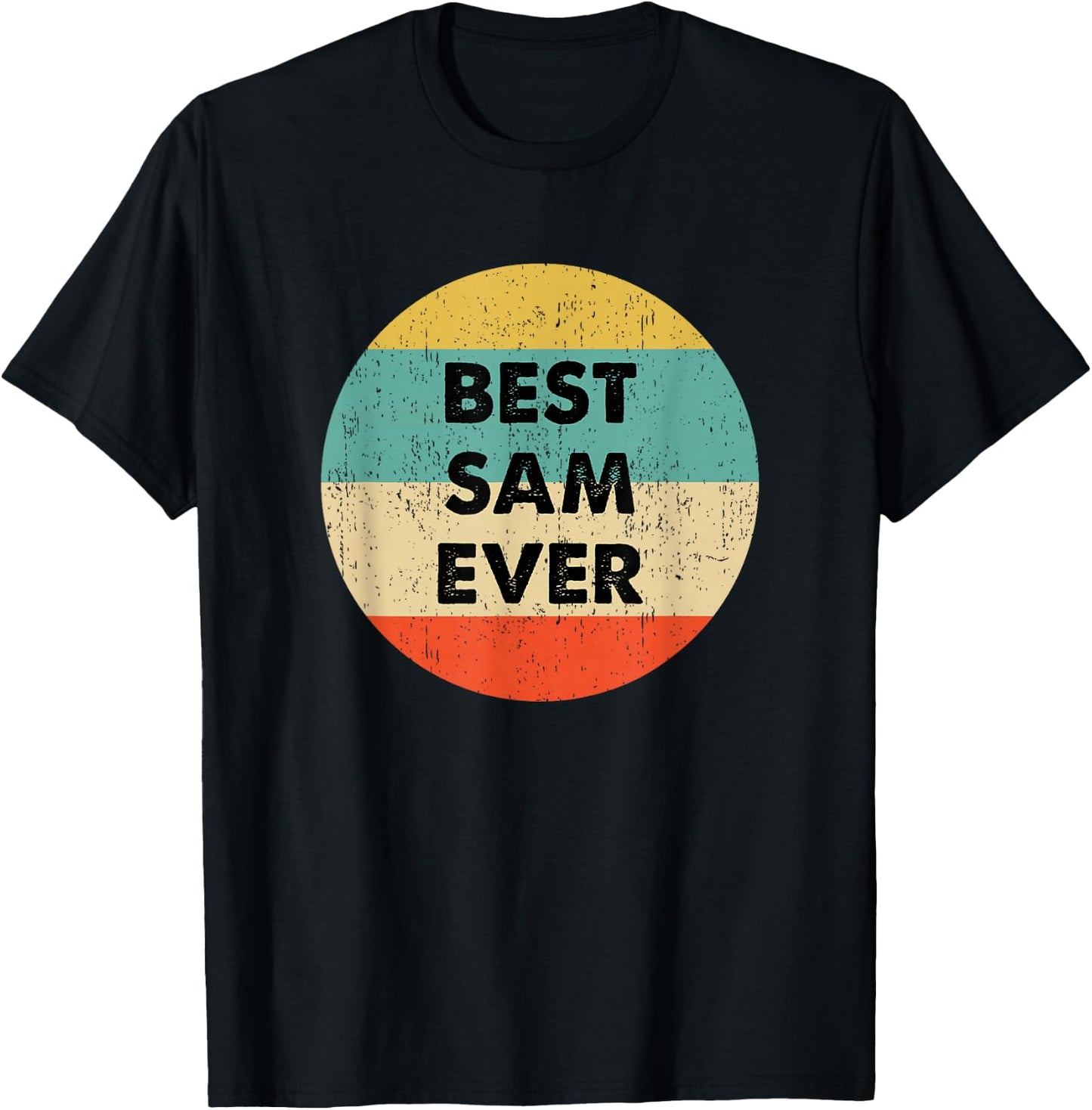 Sam Name T-Shirt - T-Shirt | Black