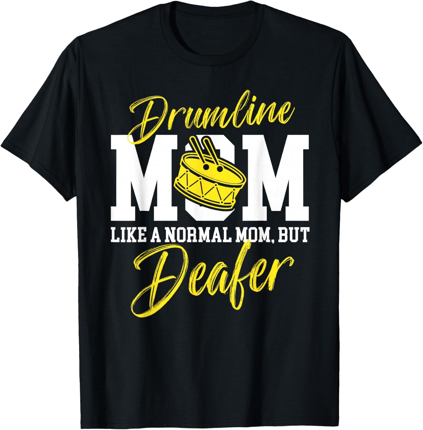 Drumline Mom Definition Drumline Mother Drumline Mama T-Shirt - T-Shirt | Black