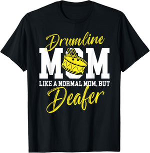 Drumline Mom Definition Drumline Mother Drumline Mama T-Shirt - T-Shirt | Black