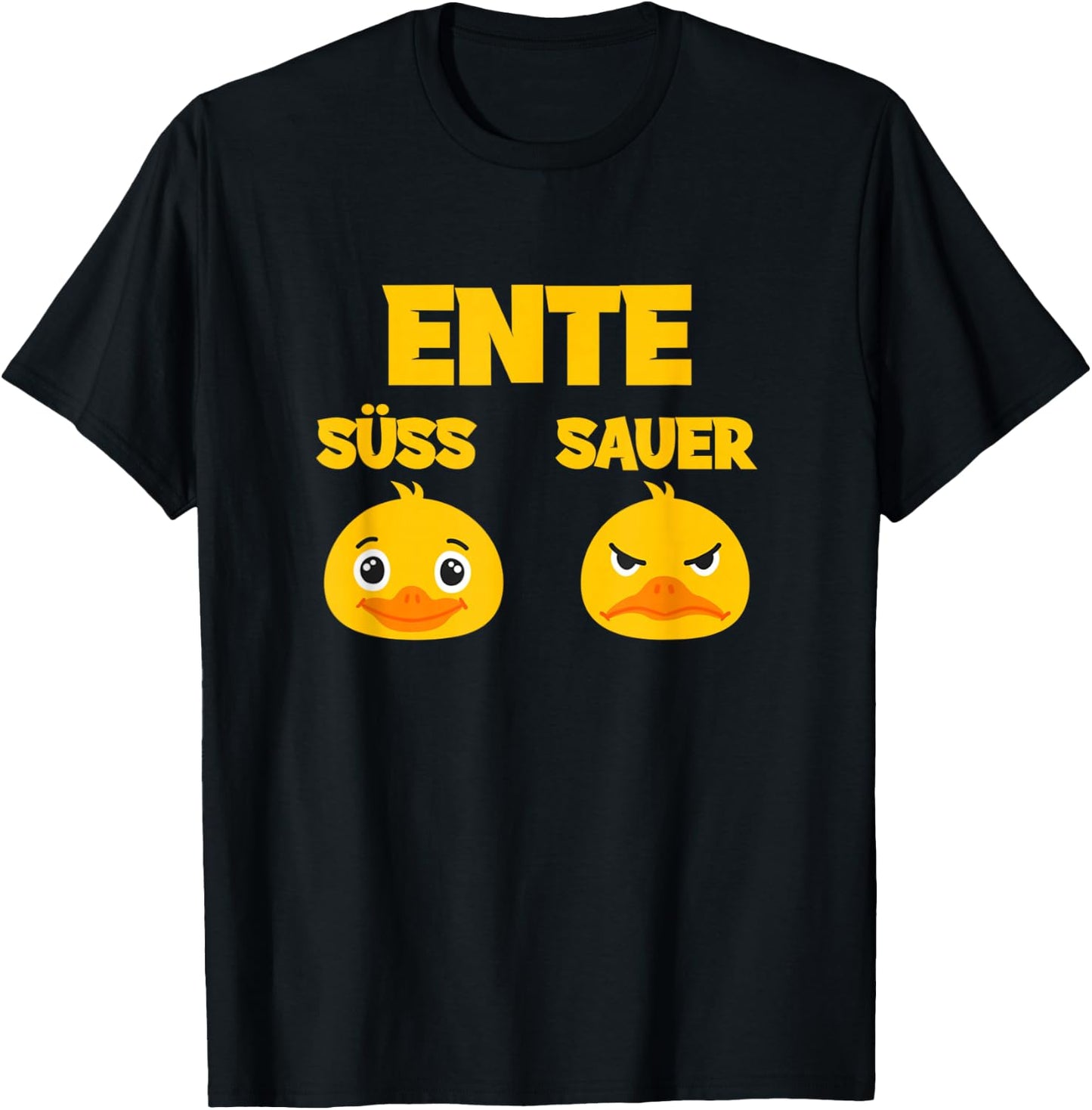 Ente Süß - Sauer lustig witzig Koch Landwirt T-Shirt - T-Shirt | Black