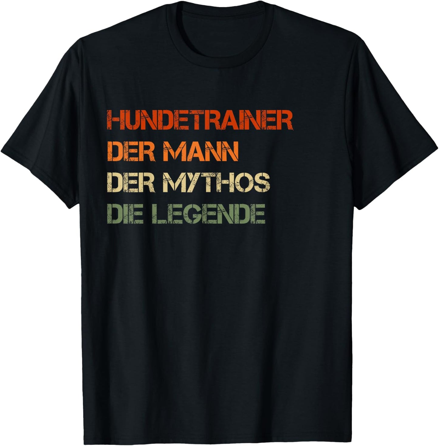Hundetrainer - der Mann, der Mythos, die Legende T-Shirt - T-Shirt | Black