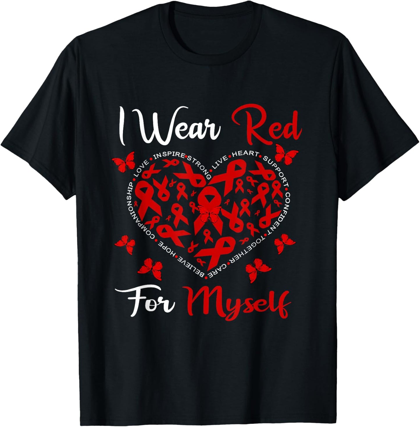 Heart Disease Awareness Month Open Heart Diseases Surgery T-Shirt - T-Shirt | Black
